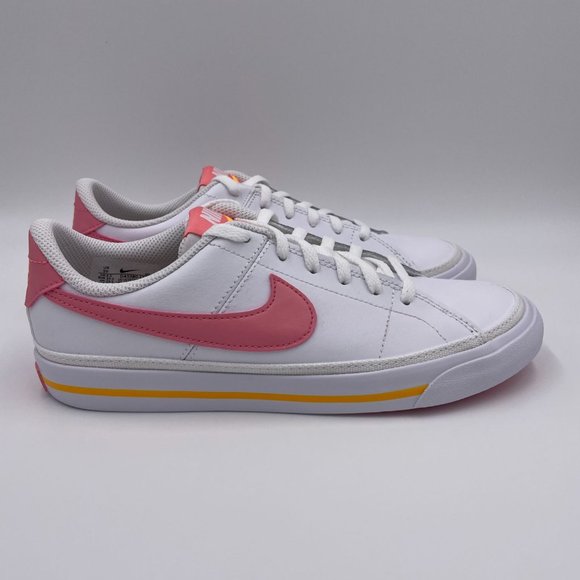 Nike Shoes - Nike Court Legacy White / Pink / Orange Womens Shoes